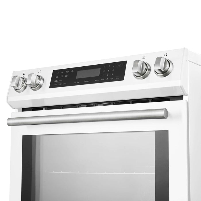 Forno Donatello Espresso  30-Inch Slide-In Induction Range White FORNO