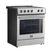 Forno Leonardo Espresso 30-Inch Slide-In Induction Range Stainless-Steel FORNO