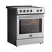 Forno Leonardo Espresso 30-Inch Slide-In Induction Range Stainless-Steel FORNO