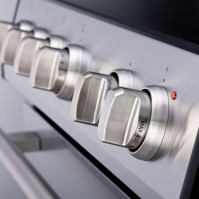 Forno Leonardo Espresso 30-Inch Slide-In Induction Range Stainless-Steel FORNO
