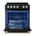 Forno Leonardo Espresso 30-Inch Slide-In Black Induction Range FORNO
