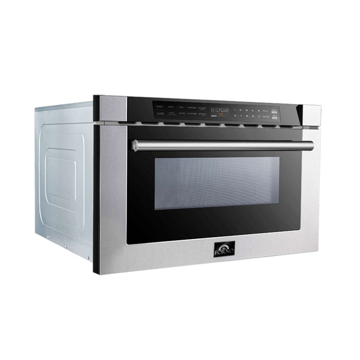 Forno Capoliveri 24" Microwave Drawer in Stainless-Steel FORNO