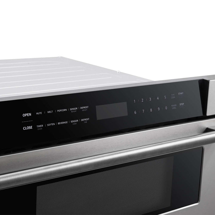 Capoliveri 30 Inch Stainless-Steel 1000 Watts Microwave Drawer 1.2 cu.ft. FORNO