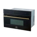 Oliena Espresso Black 30 Inch 1750 Watt Compact Oven & 1000 Watt Microwave, 1.6 cu. ft. FORNO