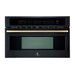 Oliena Espresso Black 30 Inch 1750 Watt Compact Oven & 1000 Watt Microwave, 1.6 cu. ft. FORNO