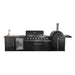 Forno All'Aperto BBQ with 87,600 BTU, 4 Burners, Pizza Oven, and Beverage Center FORNO