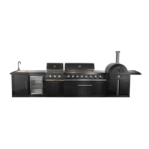 Forno All'Aperto BBQ, 99,600 BTU with 5 Burners, Pizza Oven, and Beverage Center FORNO