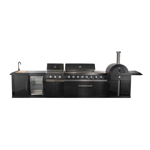 Forno All'Aperto BBQ, 99,600 BTU with 5 Burners, Pizza Oven, and Beverage Center FORNO