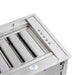 Forno Frassanito 48" Recessed Range Hood with Baffle Filters FORNO