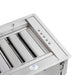 Forno Frassanito 60" Recessed Range Hood with Baffle Filters FORNO