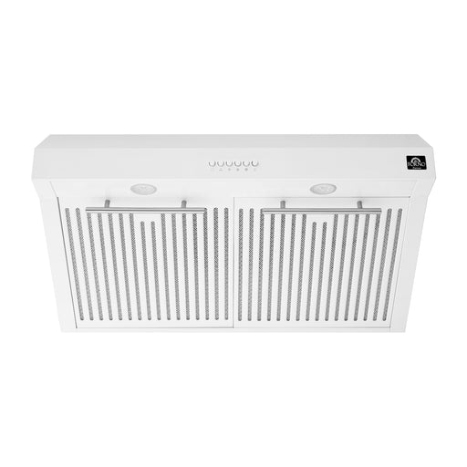 Forno Bari Espresso 30" Under Cabinet Range Hood in White FORNO