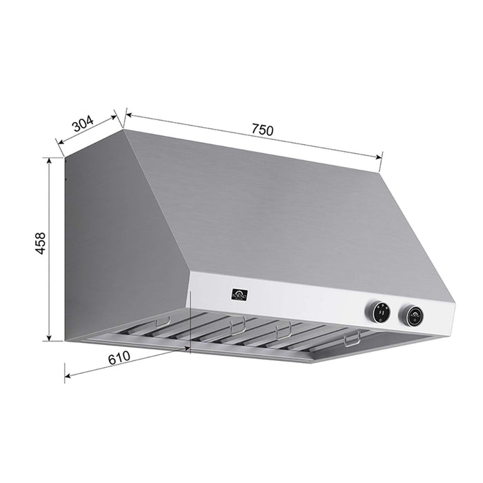Forno Biagio 30" Wall Mounted Range Hood FORNO