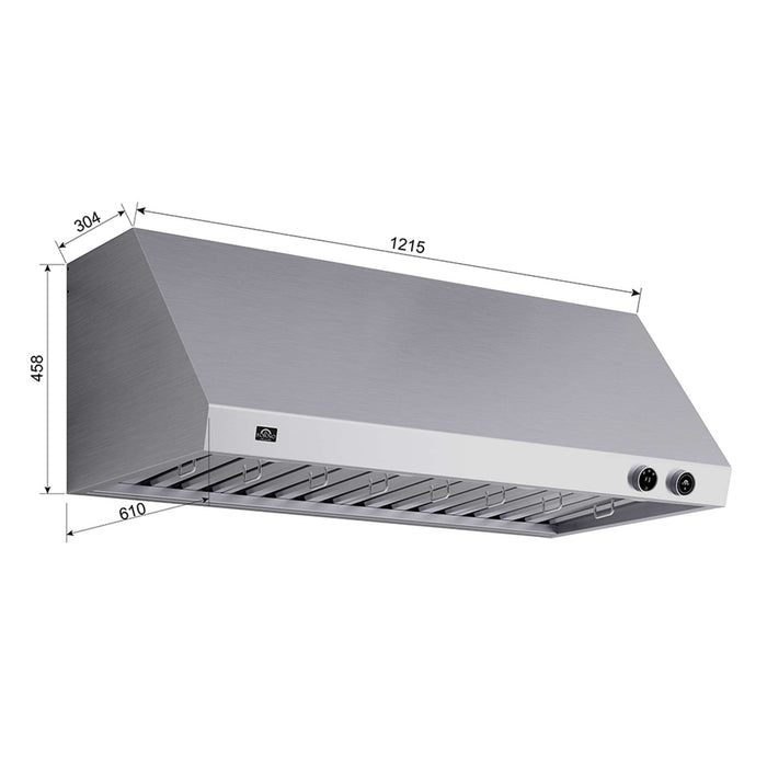 Forno Biagio 48" Wall Mounted Range Hood FORNO