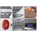 Forno Savona - 30" Wall Mount Range Hood with Hybrid Stainless Filters & Back Splash FORNO