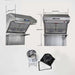 Forno Savona - 30" Wall Mount Range Hood with Hybrid Stainless Filters & Back Splash FORNO