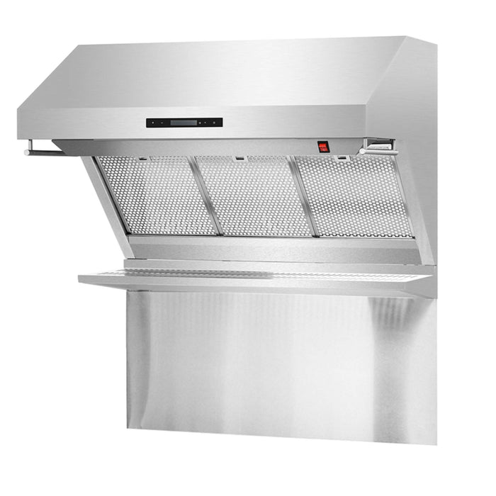 Forno Savona - 36" Wall Mount Range Hood with Hybrid Stainless Filters & Back Splash FORNO