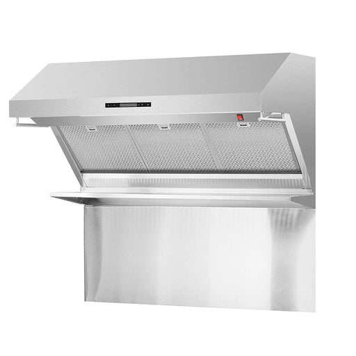 Forno Savona - 48" Wall Mount Range Hood with Hybrid Stainless Filters & Back Splash FORNO