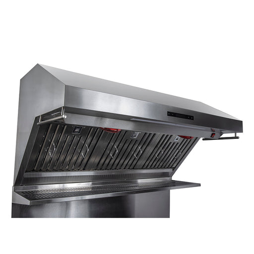 Forno Savona - 48" Wall Mount Range Hood With Baffle Filter & Back Splash FORNO