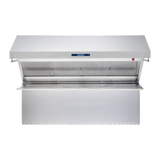 Forno Savona 60" Wall Mount Range Hood with Hybrid Filters & Back Splash FORNO