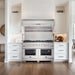 Forno Savona 60" Wall Mount Range Hood with Hybrid Filters & Back Splash FORNO