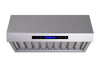 Forno Palazzo 30" Wall Mounted Range Hood Stainless Steel Heavy-Duty Baffle Filters & Remote Control FORNO