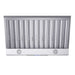 Forno Palazzo 36" Wall Mounted Range Hood Stainless Steel Heavy-Duty Baffle Filters & Remote Control FORNO