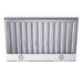 Forno Palazzo 36" Wall Mounted Range Hood Stainless Steel Heavy-Duty Baffle Filters & Remote Control FORNO