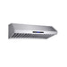 Forno Palazzo 48" Wall Mounted Range Hood Stainless Steel Heavy-Duty Baffle Filters & Remote Control FORNO