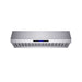 Forno Palazzo 48" Wall Mounted Range Hood Stainless Steel Heavy-Duty Baffle Filters & Remote Control FORNO