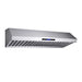 Forno Palazzo 60" Wall Mounted Range Hood Stainless Steel Heavy-Duty Baffle Filters & Remote Control FORNO