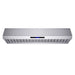Forno Palazzo 60" Wall Mounted Range Hood Stainless Steel Heavy-Duty Baffle Filters & Remote Control FORNO