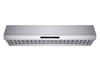 Forno Palazzo 60" Wall Mounted Range Hood Stainless Steel Heavy-Duty Baffle Filters & Remote Control FORNO