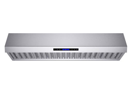 Forno Palazzo 60" Wall Mounted Range Hood Stainless Steel Heavy-Duty Baffle Filters & Remote Control FORNO