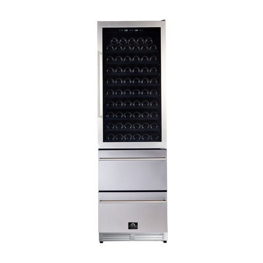 Forno Azienda 24" Dual-Zone Wine Cooler, 108-Bottle Capacity, 2 Refrigerated Drawers FORNO