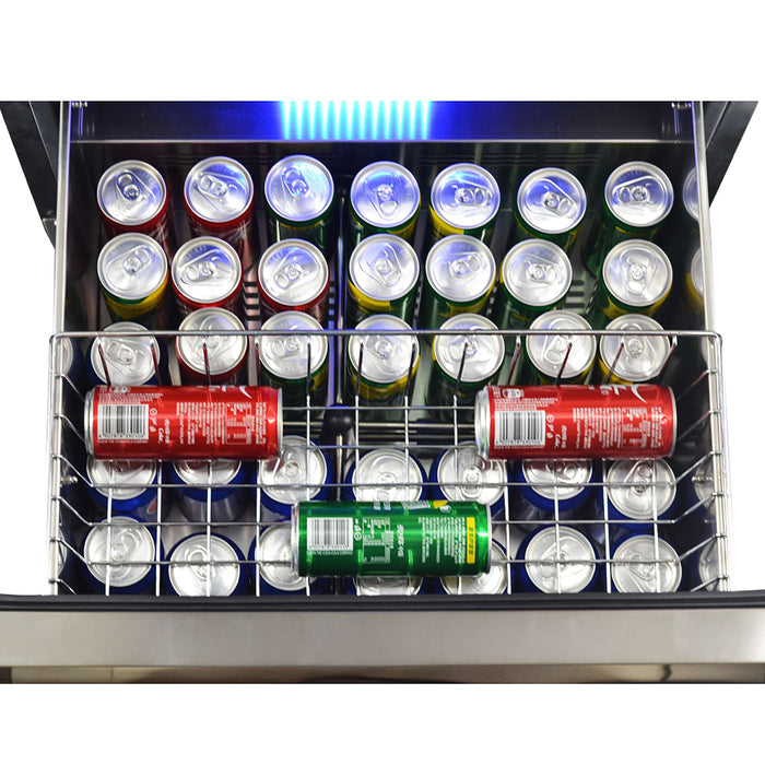 Forno Azienda 24" Dual-Zone Wine Cooler, 108-Bottle Capacity, 2 Refrigerated Drawers FORNO
