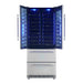 Forno Campania 32" Wine Cooler Stainless Steel, Dual Wine Zones, 2 Beverage Drawers, 17.7 cu.ft. FORNO