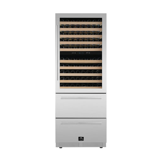 Forno Celano 30" Dual Zone Wine Cellar & Beverage Cooler, 21.3 cu.ft. FORNO