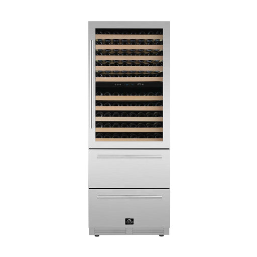 Forno Celano 30" Dual Zone Wine Cellar & Beverage Cooler, 21.3 cu.ft. FORNO