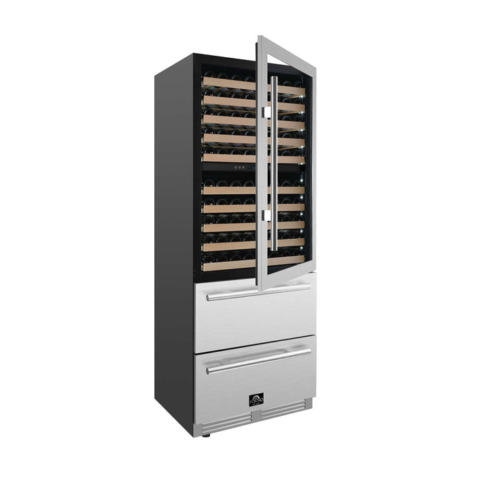 Forno Celano 30" Dual Zone Wine Cellar & Beverage Cooler, 21.3 cu.ft. FORNO