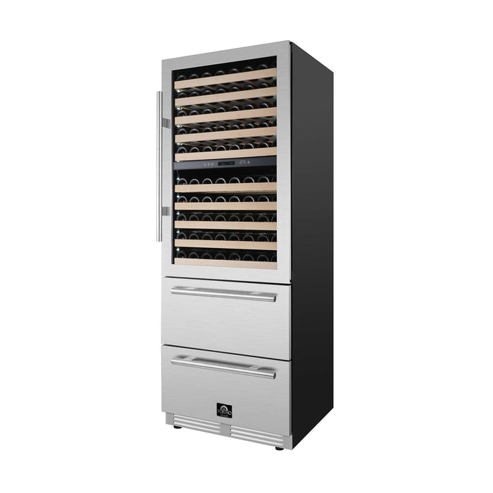Forno Celano 30" Dual Zone Wine Cellar & Beverage Cooler, 21.3 cu.ft. FORNO