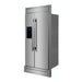 Forno Salerno 36" Built-in Stainless-Steel Refrigerator 20 cu. ft with Modern Decorative Grill - 40" Wide FORNO