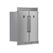 Forno Rizzuto 2-Piece 56-Inch Convertible Refrigerator/Freezer Set, 27.6 cu.ft. with Decorative Grill - 60-Inch Wide FORNO