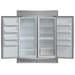 Forno Rizzuto 2-Piece 56-Inch Convertible Refrigerator/Freezer Set, 27.6 cu.ft. with Decorative Grill - 60-Inch Wide FORNO