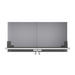 Forno Rizzuto 2-Piece 56-Inch Convertible Refrigerator/Freezer Set, 27.6 cu.ft. with Decorative Grill - 60-Inch Wide FORNO