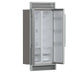 Forno Salerno 33" Built-in Stainless Steel Refrigerator 15.6 cu. ft - With Decorative Grill - 37" Wide FORNO