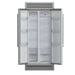 Forno Salerno 33" Built-in Stainless Steel Refrigerator 15.6 cu. ft - With Decorative Grill - 37" Wide FORNO