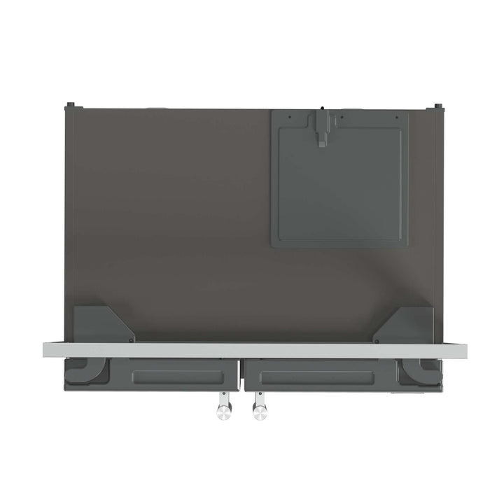 Forno Salerno 33" Built-in Stainless Steel Refrigerator 15.6 cu. ft - With Decorative Grill - 37" Wide FORNO