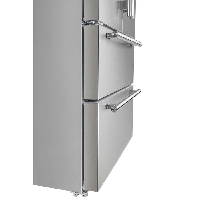 Forno Alta Moena 36" French Door Refrigerator, 19.2 Cu.Ft., Counter Depth, Ice Maker FORNO