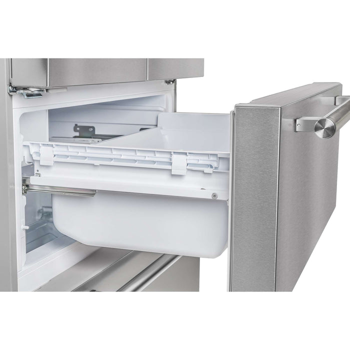 Forno Alta Moena 36" French Door Refrigerator, 19.2 Cu.Ft., Counter Depth, Ice Maker FORNO
