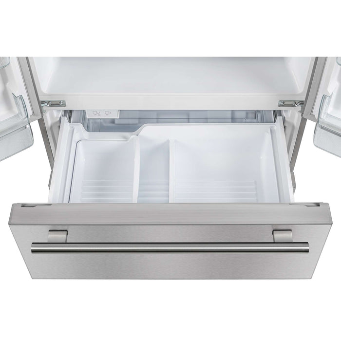 Forno Alta Moena 36" French Door Refrigerator, 19.2 Cu.Ft., Counter Depth, Ice Maker FORNO